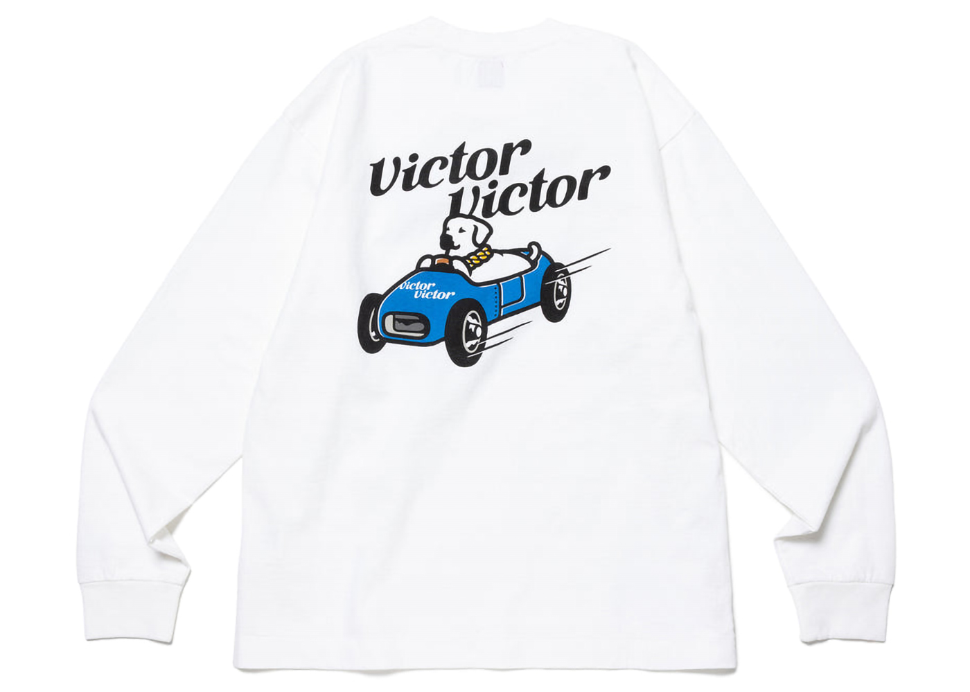 Human Made x Victor Victor L/S T-Shirt White