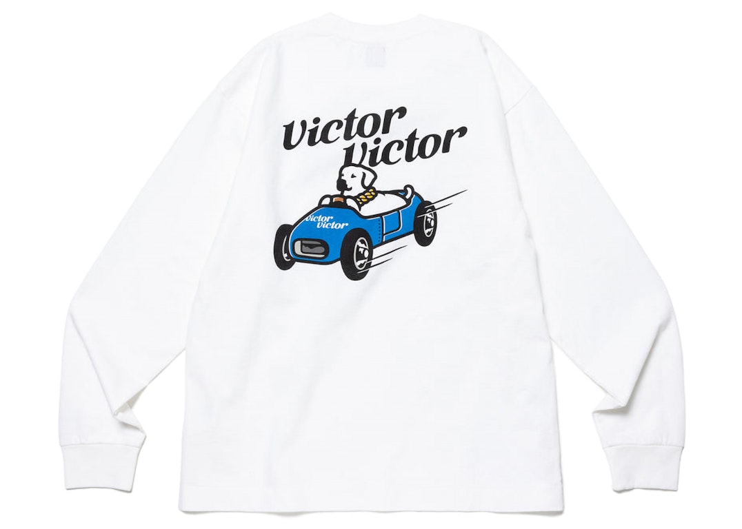 Pre-owned Human Made X Victor Victor L/s T-shirt White