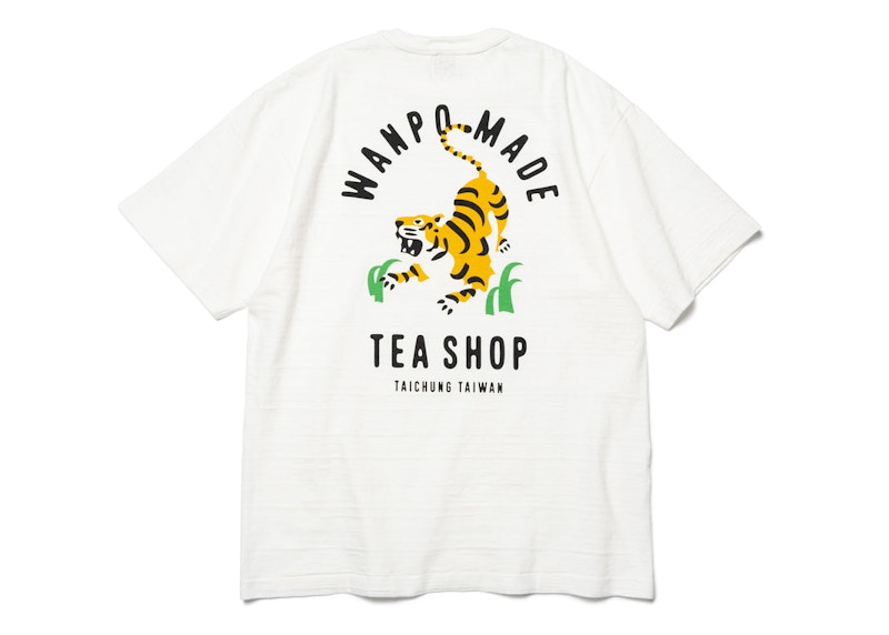 Human Made x Wanpo Tea Shop T-Shirt White 男装- SS23 - CN