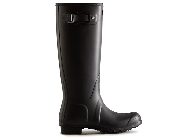 Pre-owned Hunter Tall Rain Boots (women's) Sneakers In Black