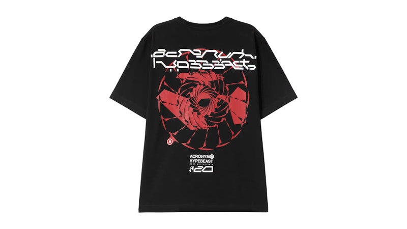 Hypebeast x Acronym 20th Anniversary T-shirt Black Men's - FW25 - US