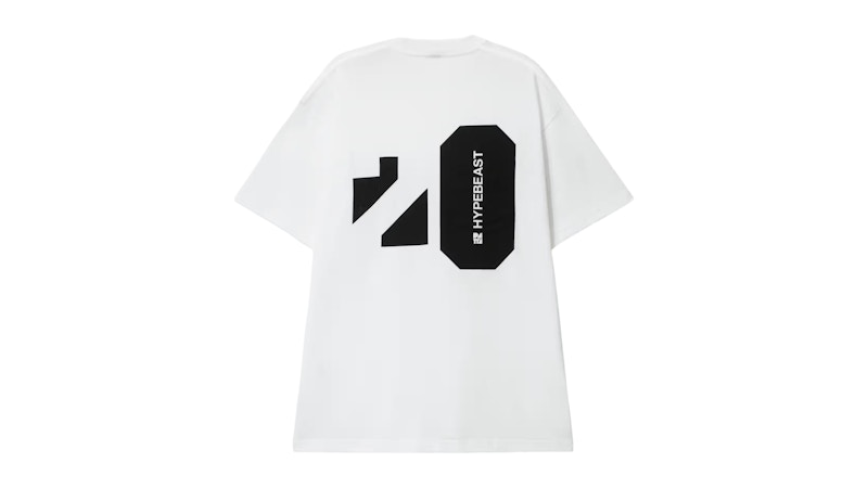 Hypebeast x Patta 20th Anniversary T-shirt White Men's - FW25 - US