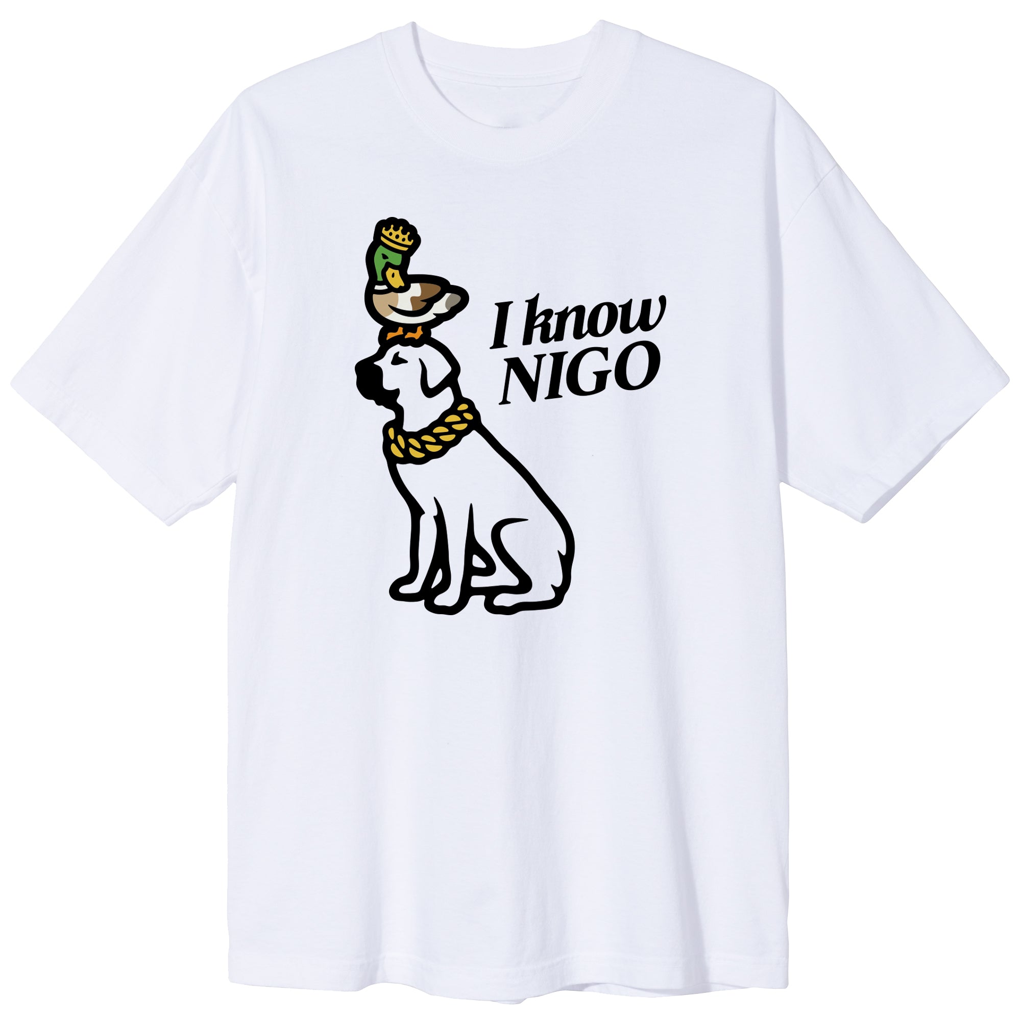 I Know Nigo Dog (Ny Pop Up) T-shirt White Men's - SS22 - US
