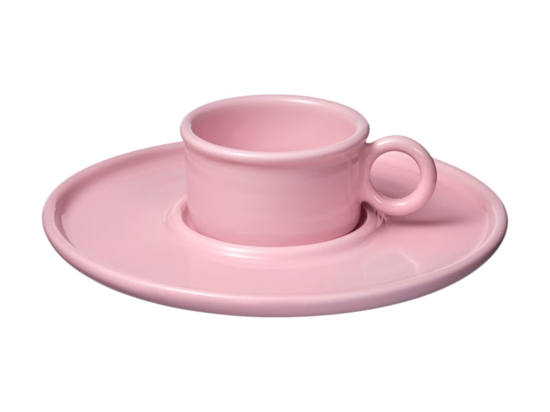 Pre-owned Ikea X Gustaf Westman Vinterfint Cup And Saucer Pink In Multi