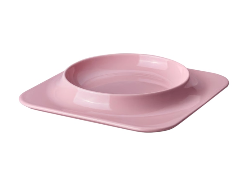 Pre-owned Ikea X Gustaf Westman Vinterfint Plate Pink In Multi