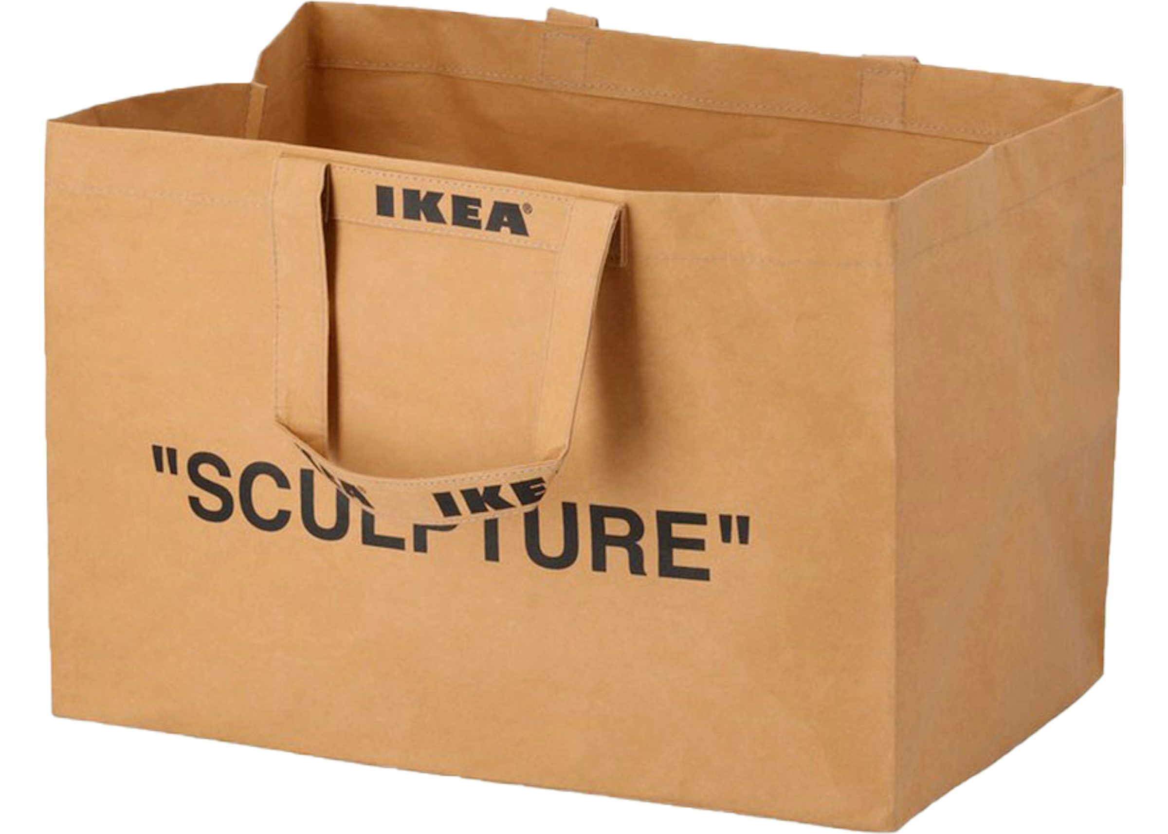 Luxury (not really) Bag Haul- Virgil Abloh x Ikea paper bag 