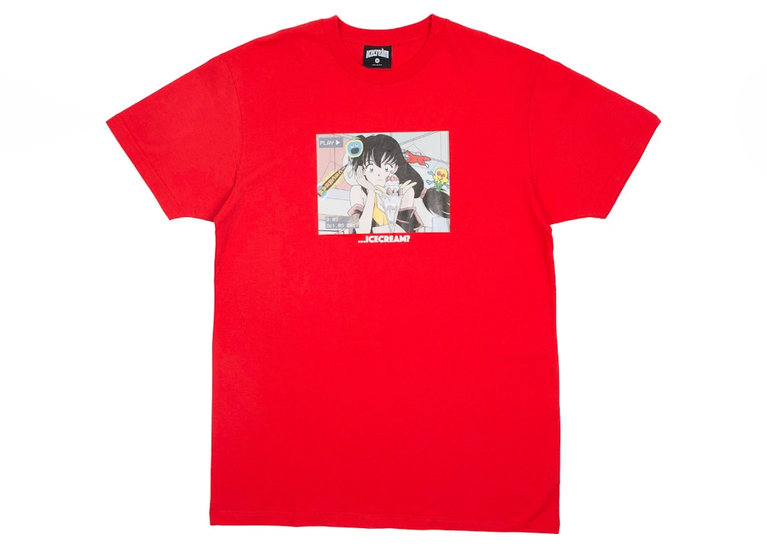 Pre-owned Ice Cream Again Tee Red