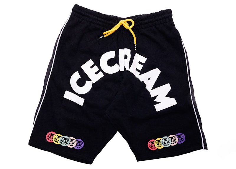 Pre-owned Ice Cream Men's Arch Shorts In Black