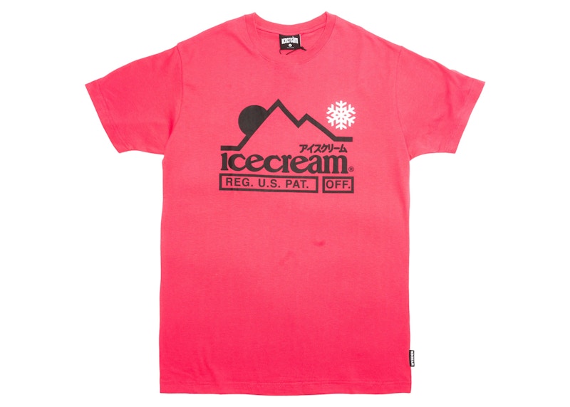 Pre-owned Ice Cream Men's At The Top Tee Shirt In Red