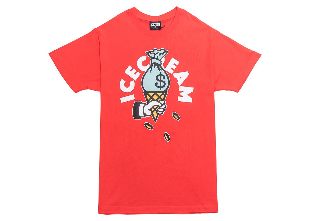 Pre-owned Ice Cream Cash Rules Tee Red