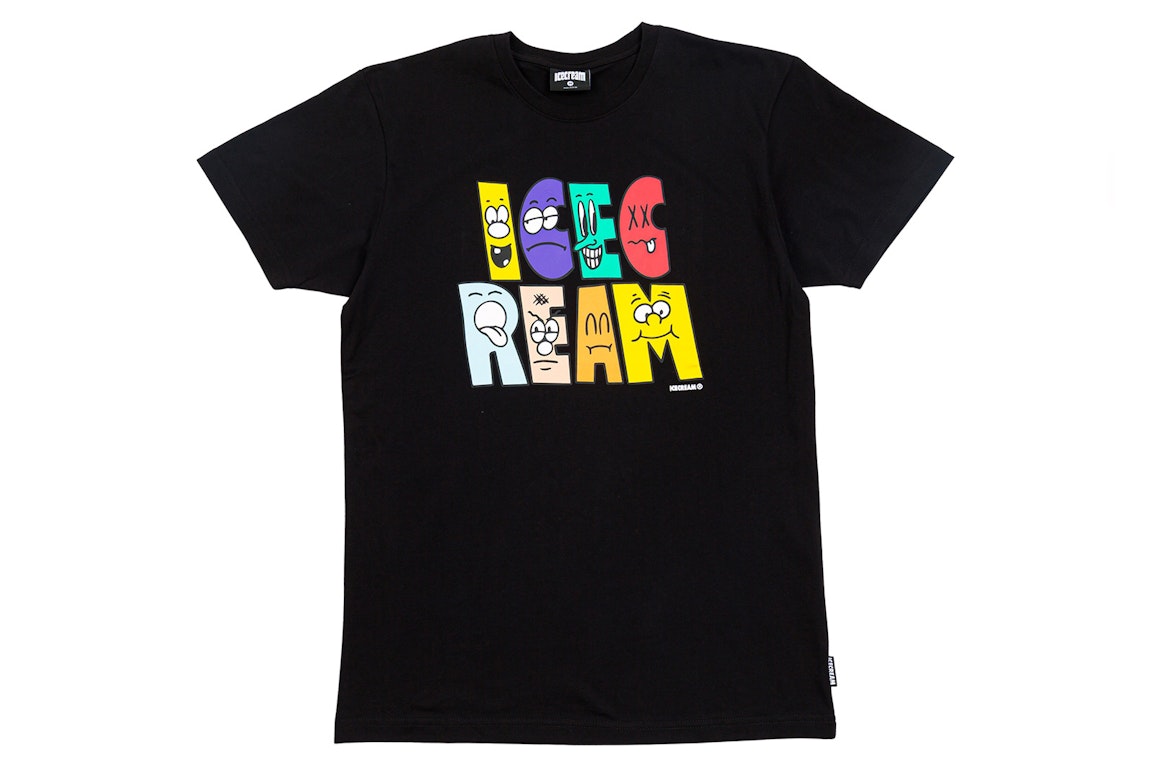 Pre-owned Ice Cream Characters Tee Black