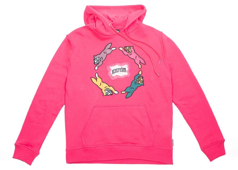 Ice Cream Chase Hoodie Pink Raspberry Men s SS22 US