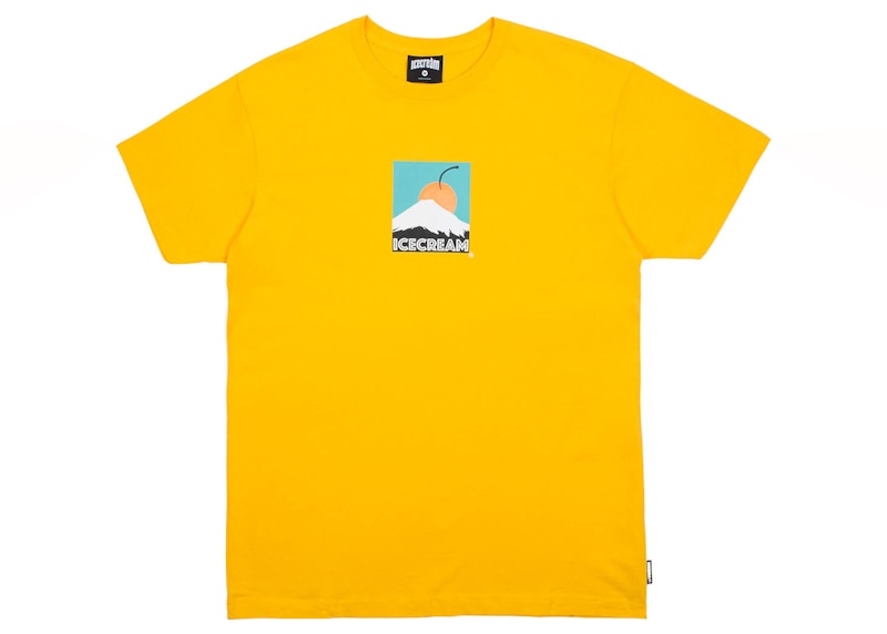 Pre-owned Ice Cream Men's Cherry Tee Shirt In Yellow