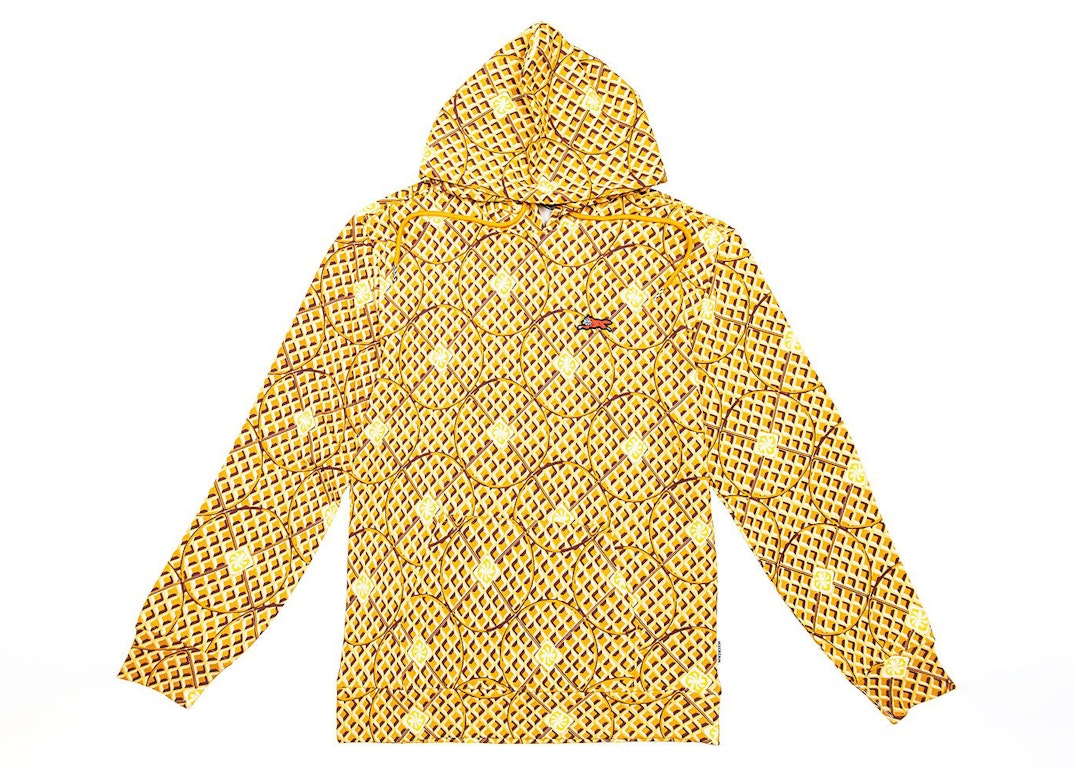 Pre-owned Ice Cream Cone Hoodie Brown/yellow