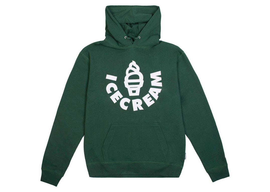 Pre-owned Ice Cream Cone Hoodie Green