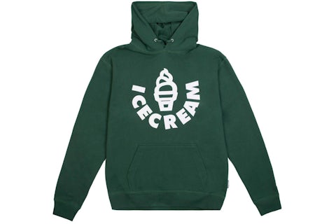 Ice Cream Cone Hoodie Green Men's SS22 US