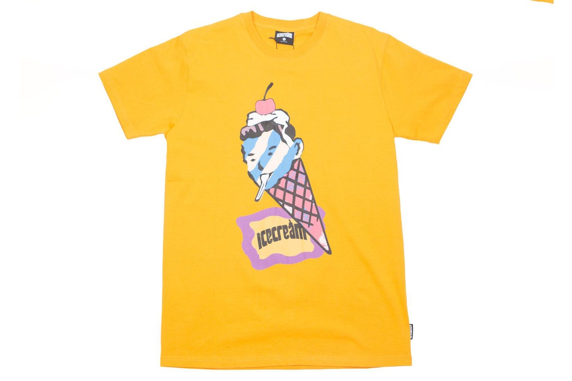 Pre-owned Ice Cream Conehead Tee Yellow
