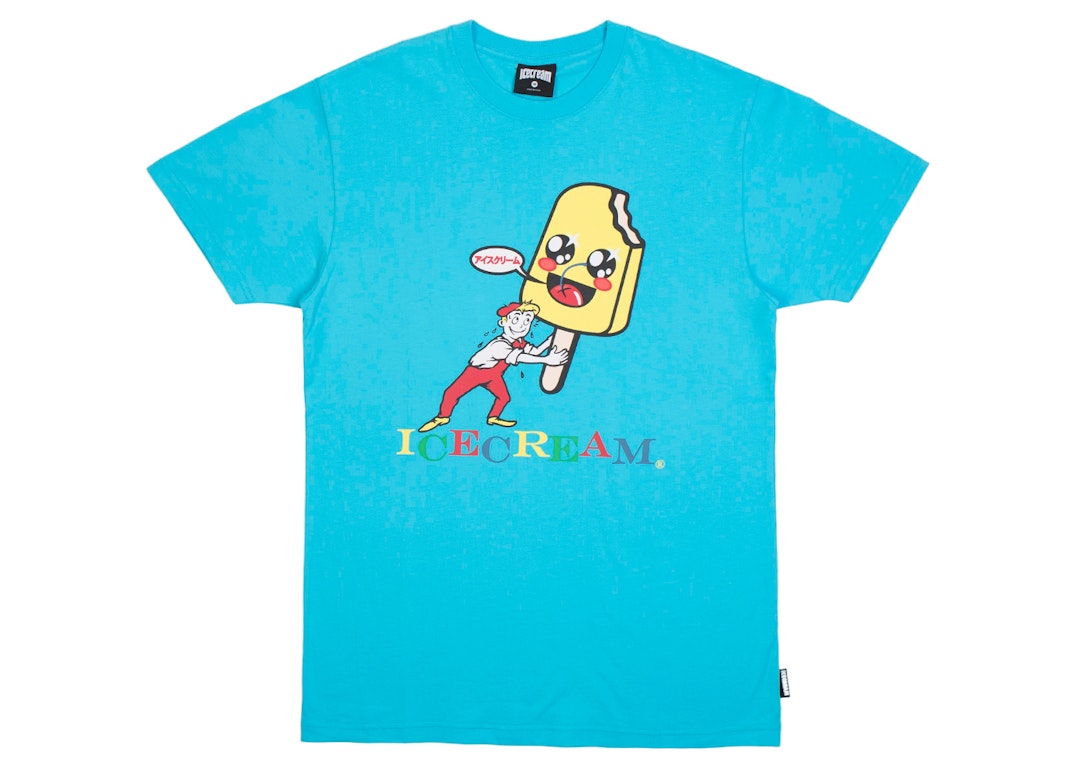 Pre-owned Ice Cream Dream Bigger Tee Blue/teal