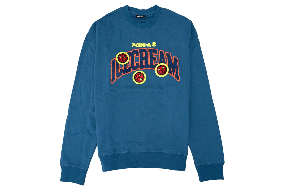Pre-owned Ice Cream End Game Crew Sweater Blue/dark Blue