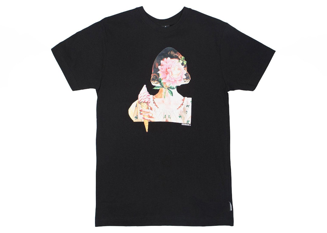 Pre-owned Ice Cream Face Tee Black