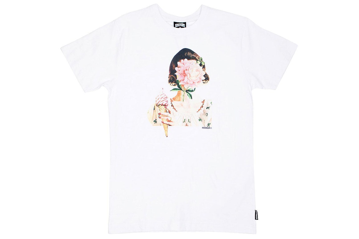 Pre-owned Ice Cream Face Tee White