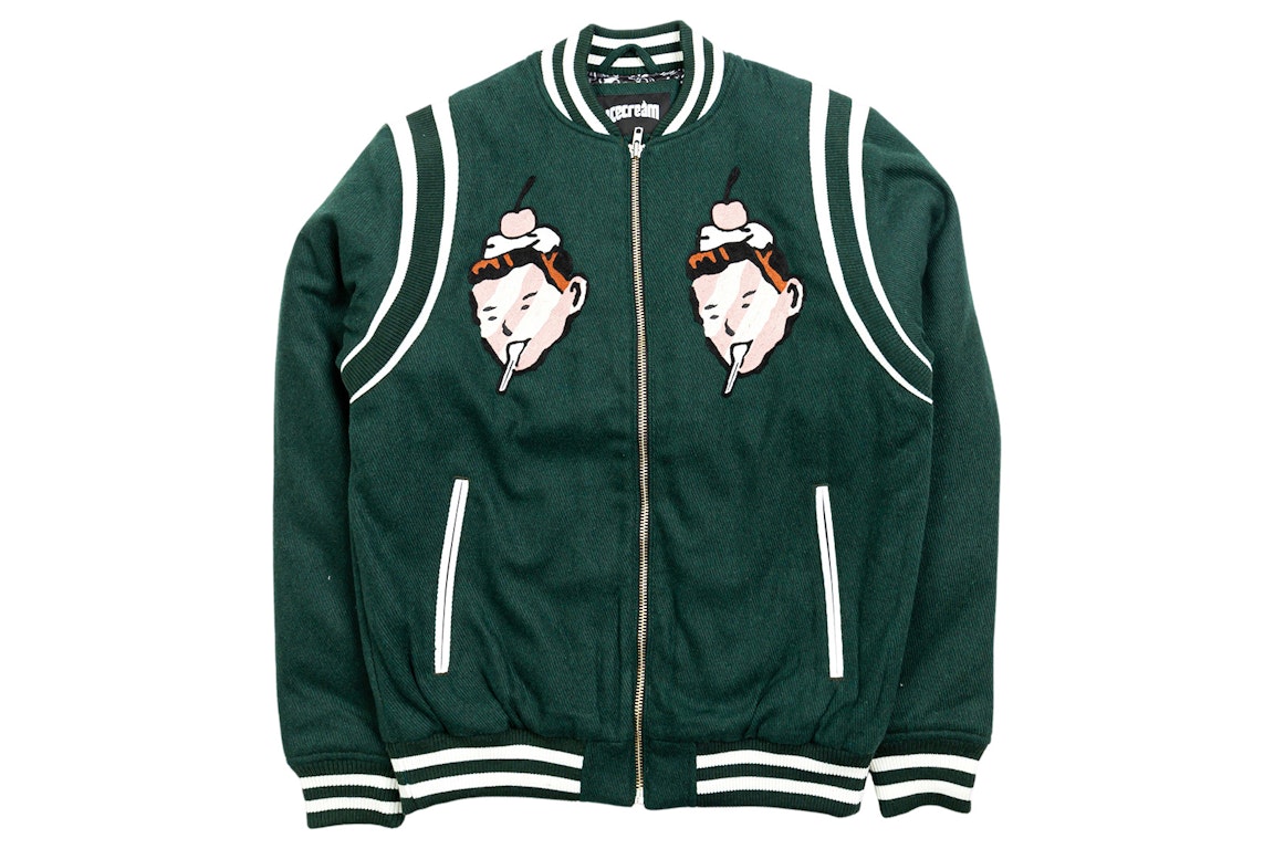 Pre-owned Ice Cream Faces Jacket Green