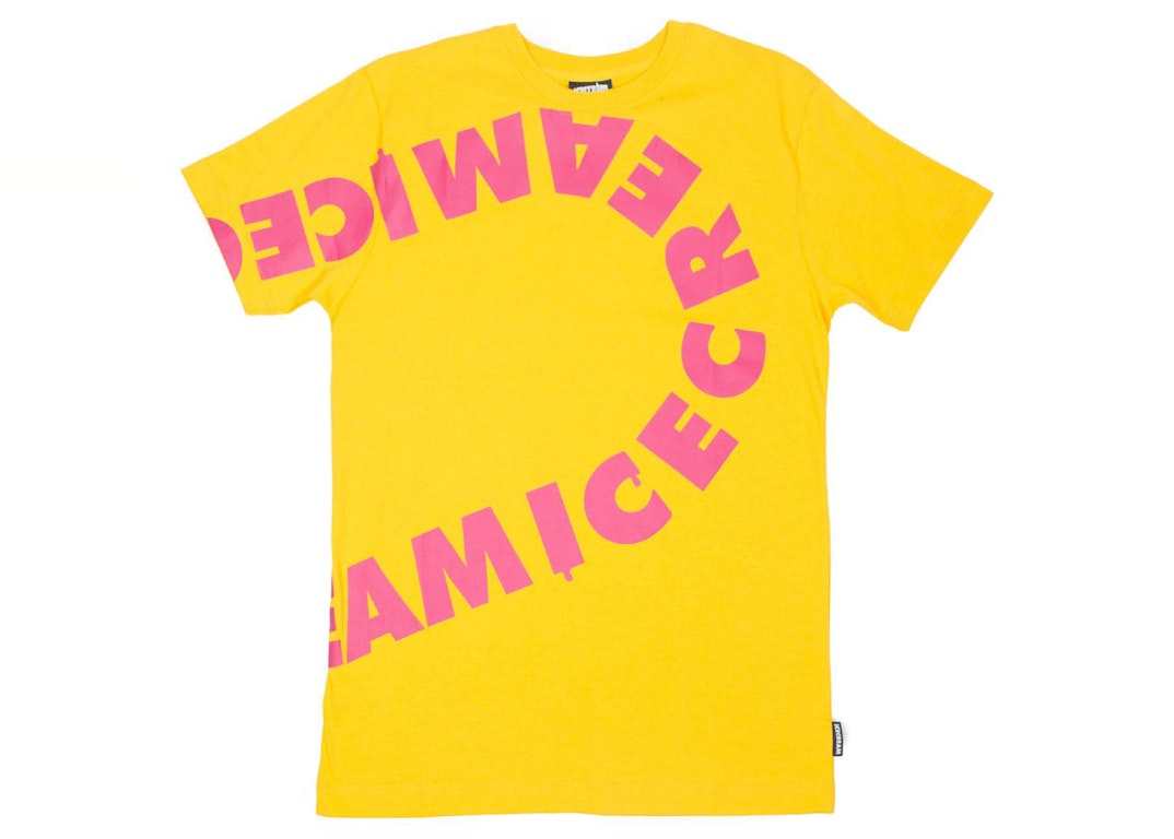 Pre-owned Ice Cream Flavors Tee Yellow