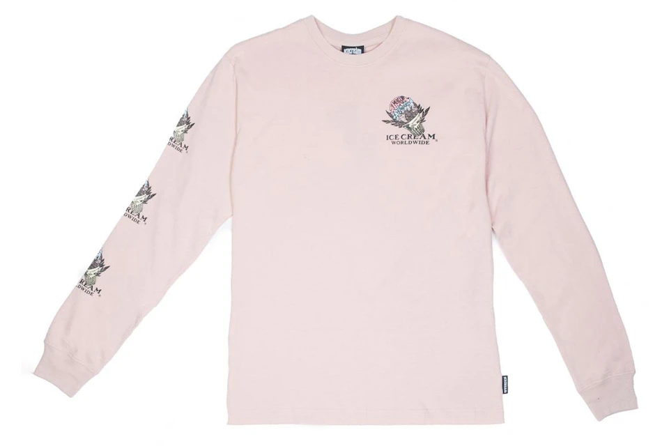 Ice Cream Giving Long Sleeve Tee Pink/Rose