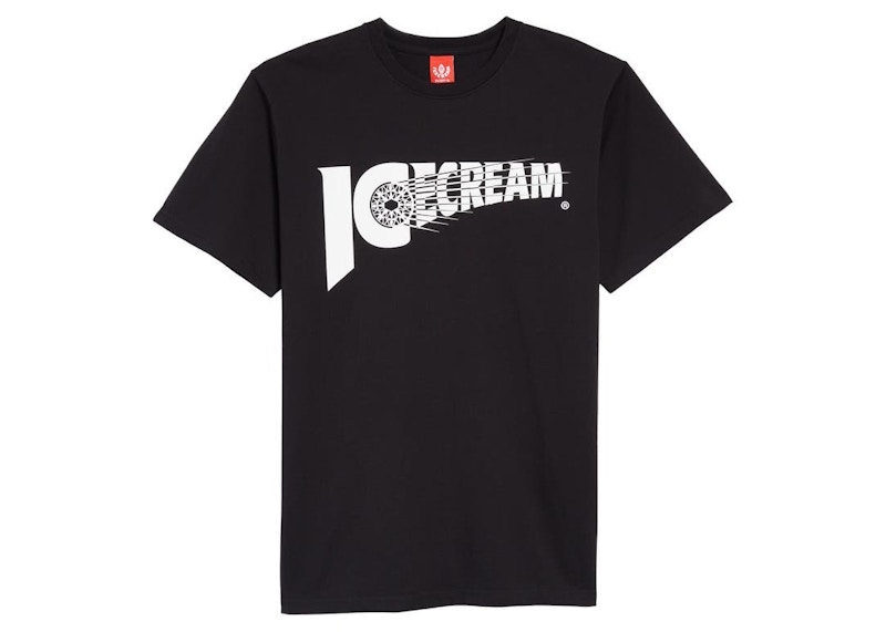 Pre-owned Ice Cream Men's Glare Tee Shirt In Black