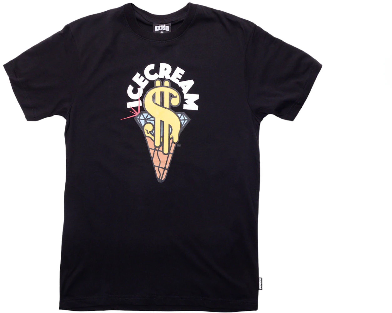 Ice Cream King Cone Tee Black Men's - SS22 - US