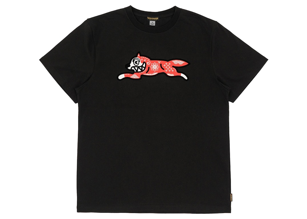 Pre-owned Ice Cream Kirigami Running Dog Flock T-shirt Black