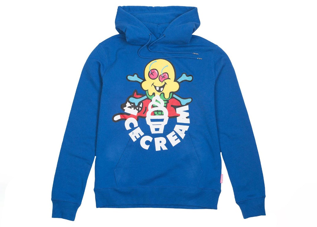 Pre-owned Ice Cream Licorice Hoodie Blue