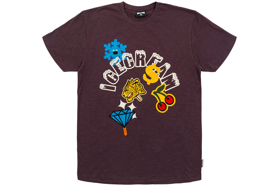 Ice Cream Melted Knit Tee Brown/Shale