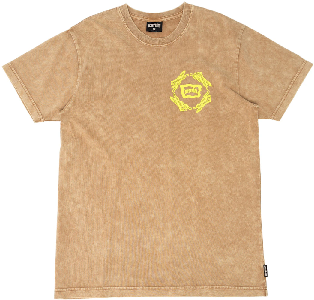 Ice Cream Outlaw Knit Tee Brown Men's - SS22 - US