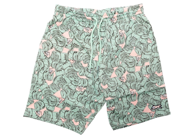 Pre-owned Ice Cream Men's Rolls Shorts In Green/smoke