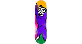 Ice Cream Simon Says Skateboard Deck Yellow/Purple