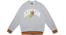 Ice Cream Snowbird Crew Sweater Gray