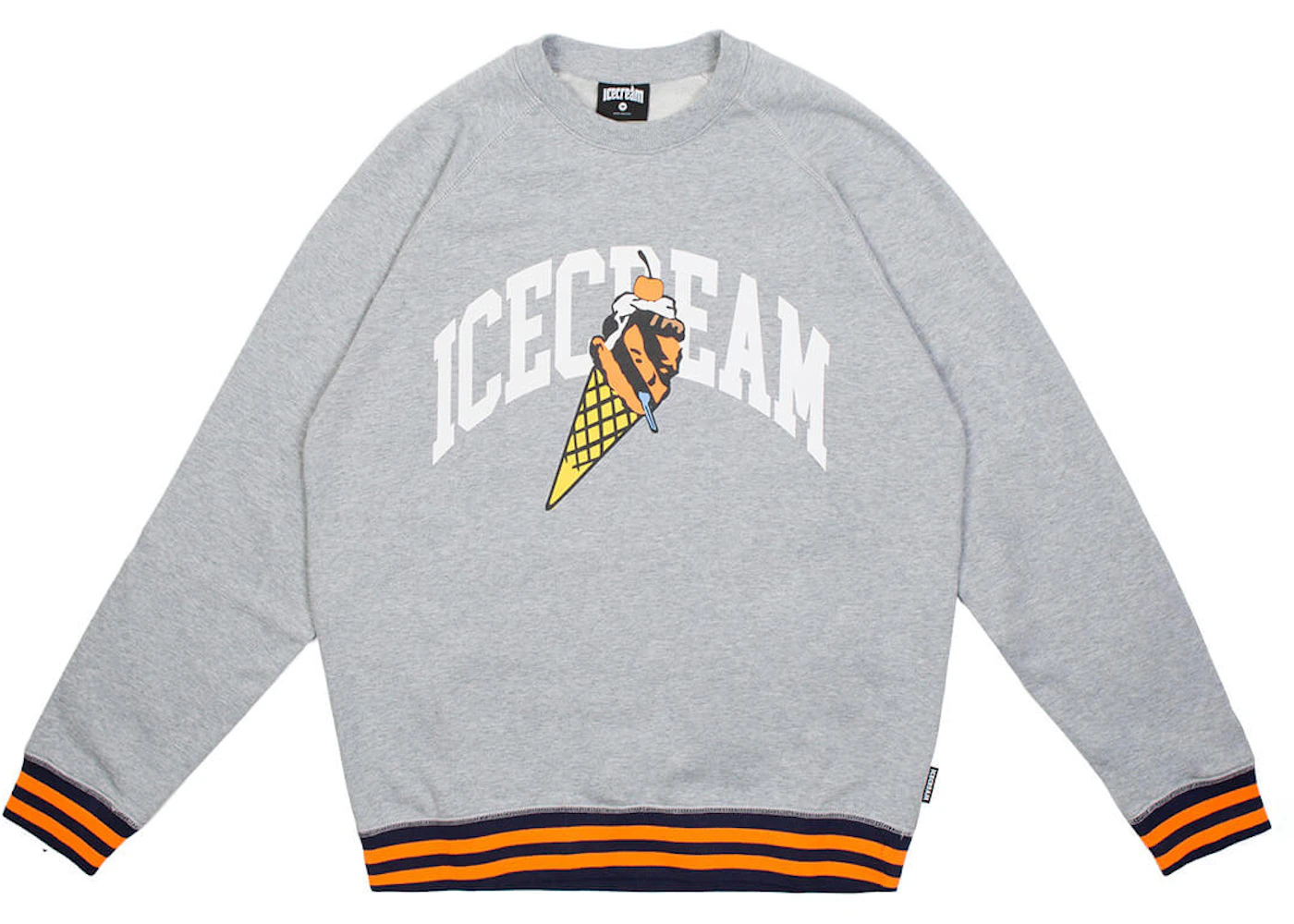 Ice Cream Snowbird Crew Sweater Gray Men's SS22 US