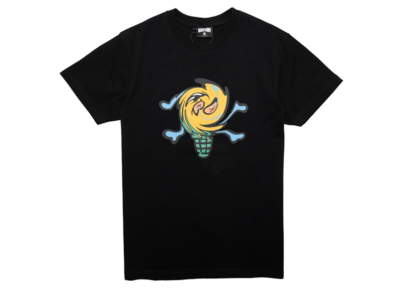 クリーム Ice Cream Men Soft Serve Tee (black) メンズ-