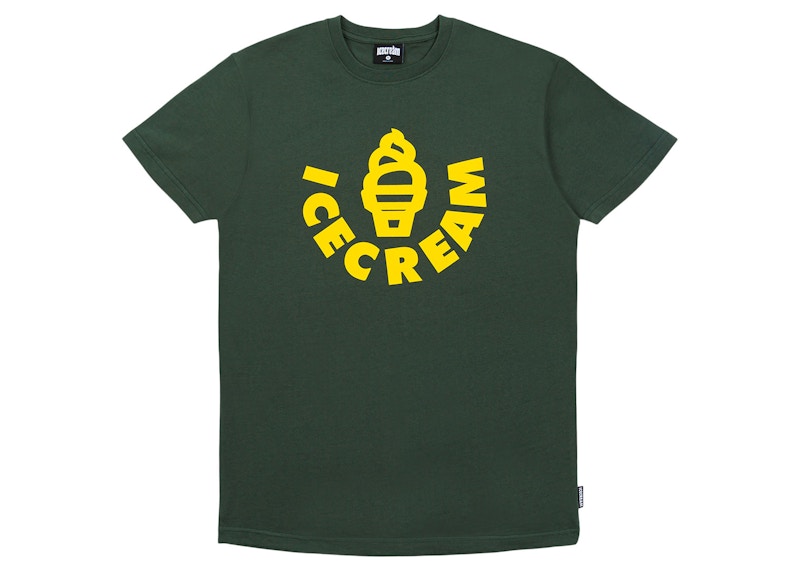 Pre-owned Ice Cream Men's Soft Serve Tee Shirt In Green