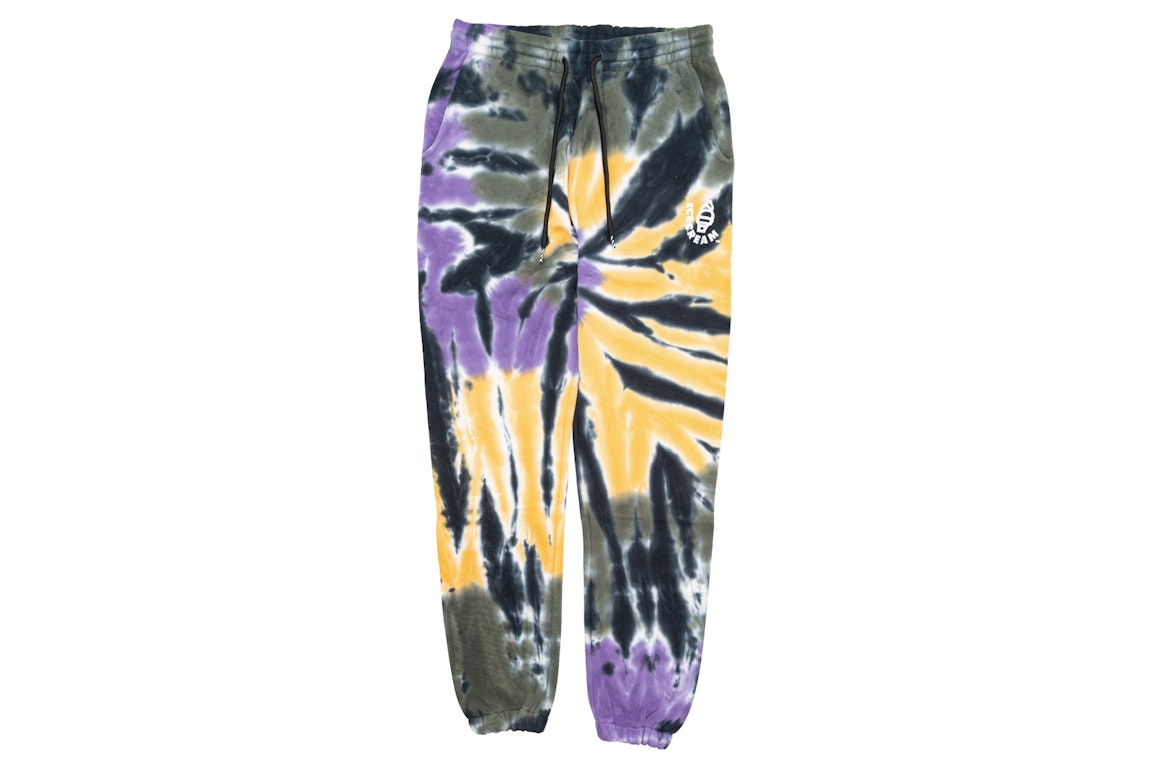 Pre-owned Ice Cream Spiral Vision Jogger Pants Black/tie Dye