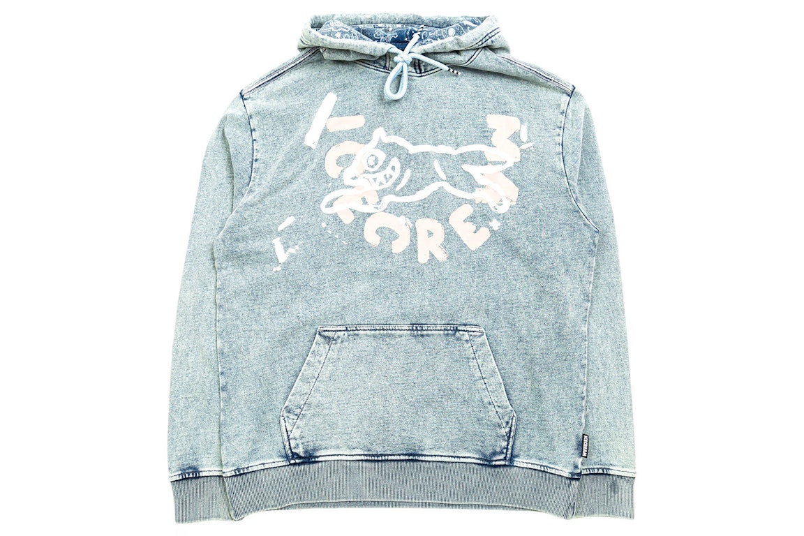 Pre-owned Ice Cream Stone Hoodie Blue