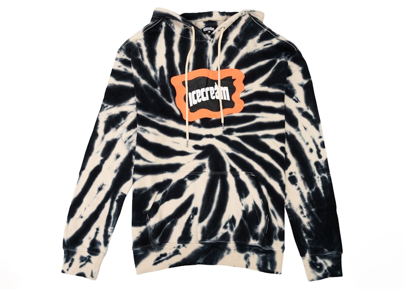 Pre-owned Ice Cream Men's Stone Hoodie In White/bleached Sand