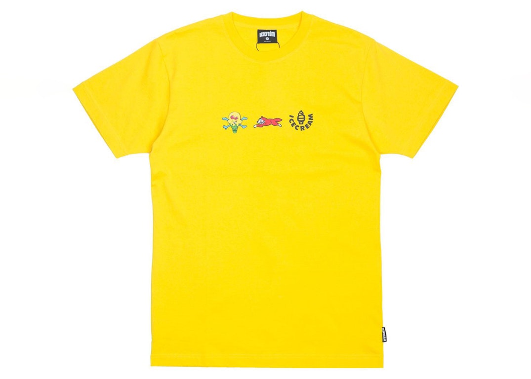 Pre-owned Ice Cream Toffee Tee Yellow