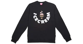 Ice Cream Vanilla Crew Sweater Black