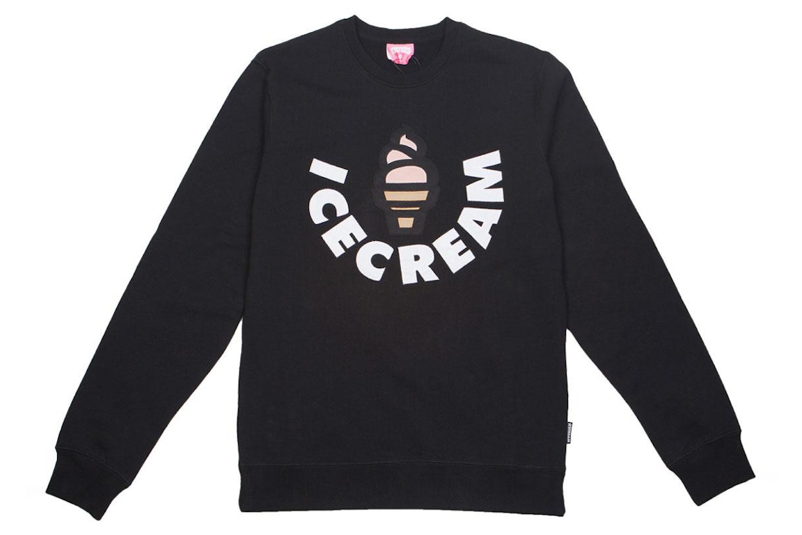Pre-owned Ice Cream Vanilla Crew Sweater Black