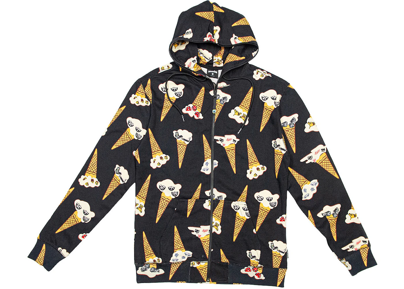 Ice cream hoodie black Clearance