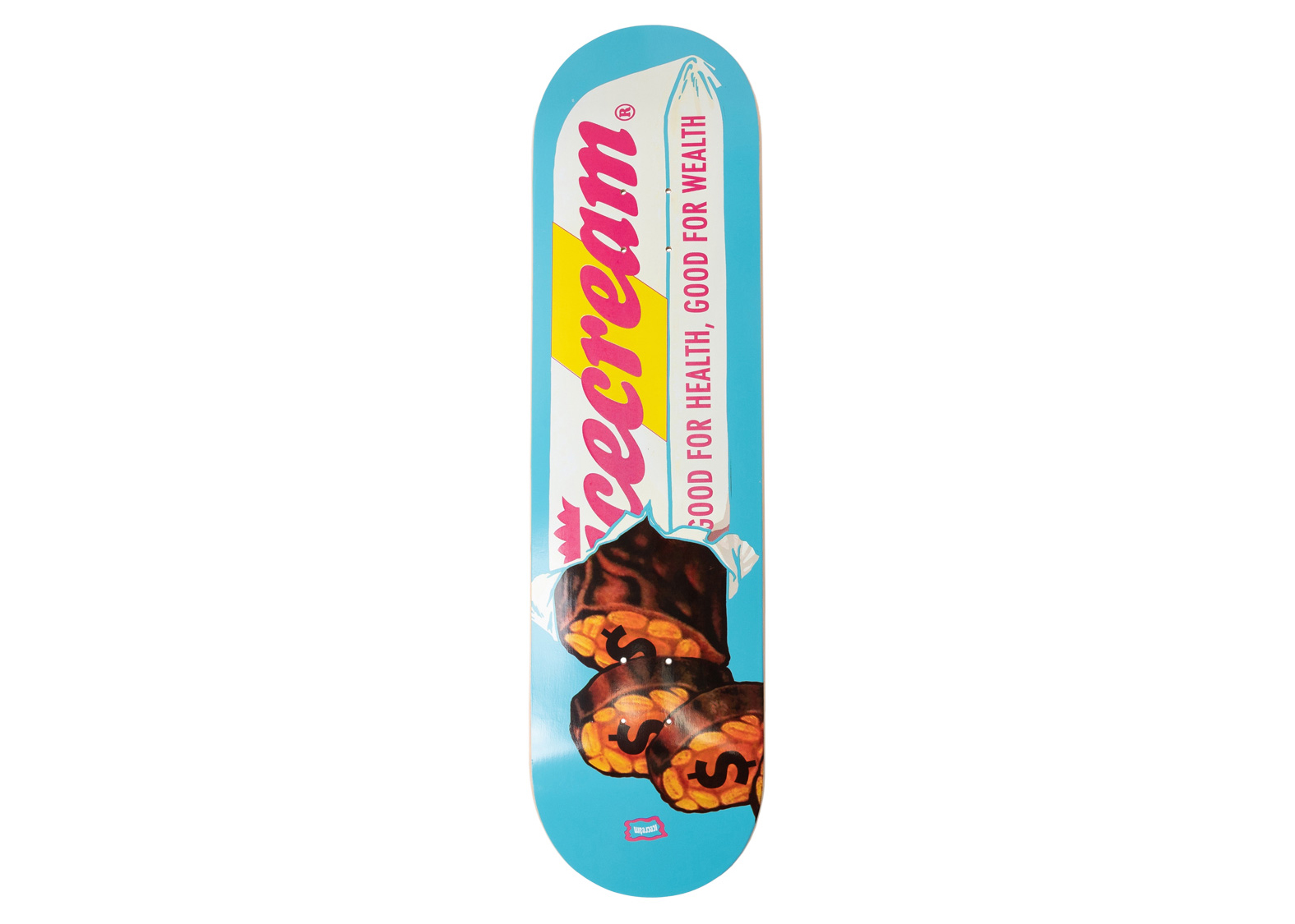 Ice Cream Wealth Skateboard Deck Blue/Latigo - SS22 - US