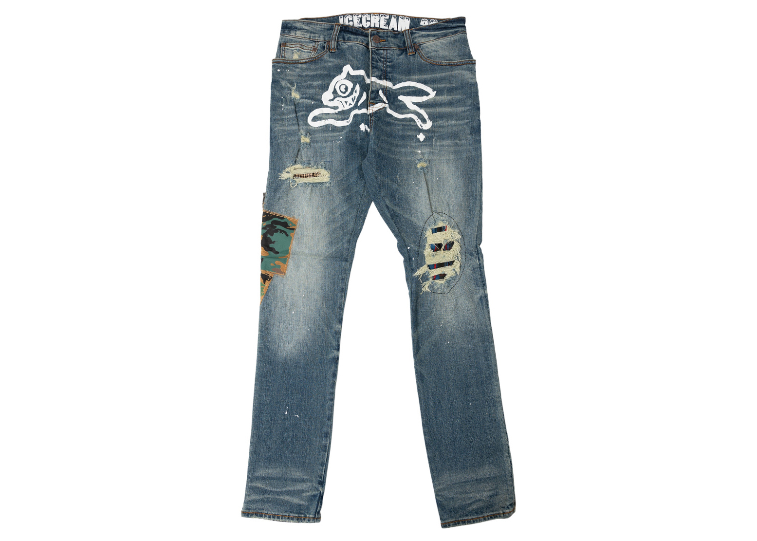 Ice Cream Yoshi Jeans Blue Denim Men's - SS22 - US