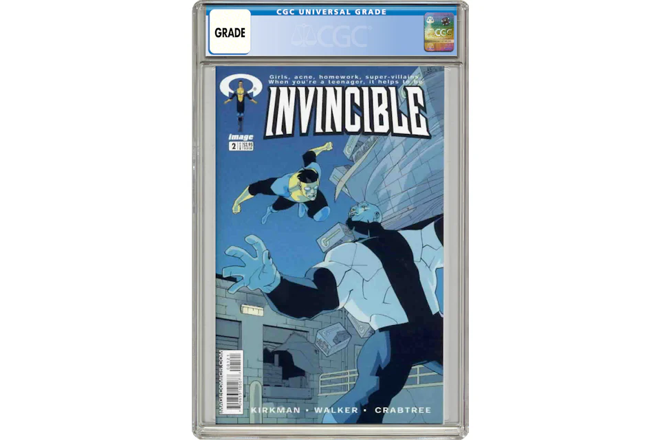 Image Invincible #2 Comic Book CGC Graded